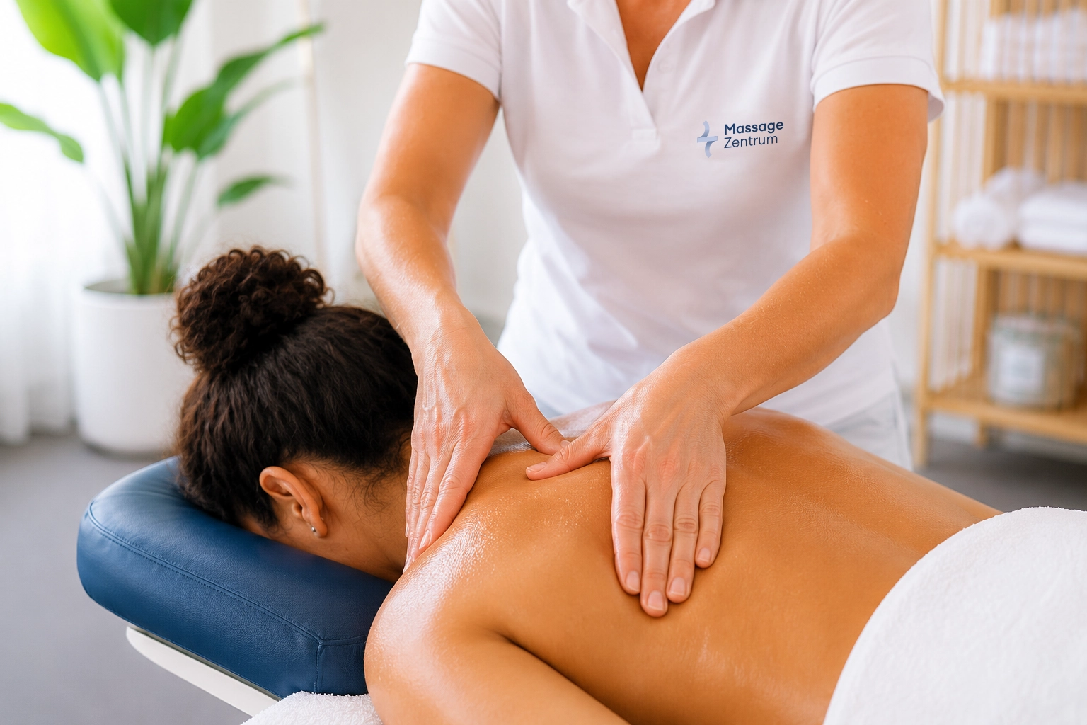 Gleichmässig geführte Griffe der klassischen Massage – Massage Zentrum Brugg
